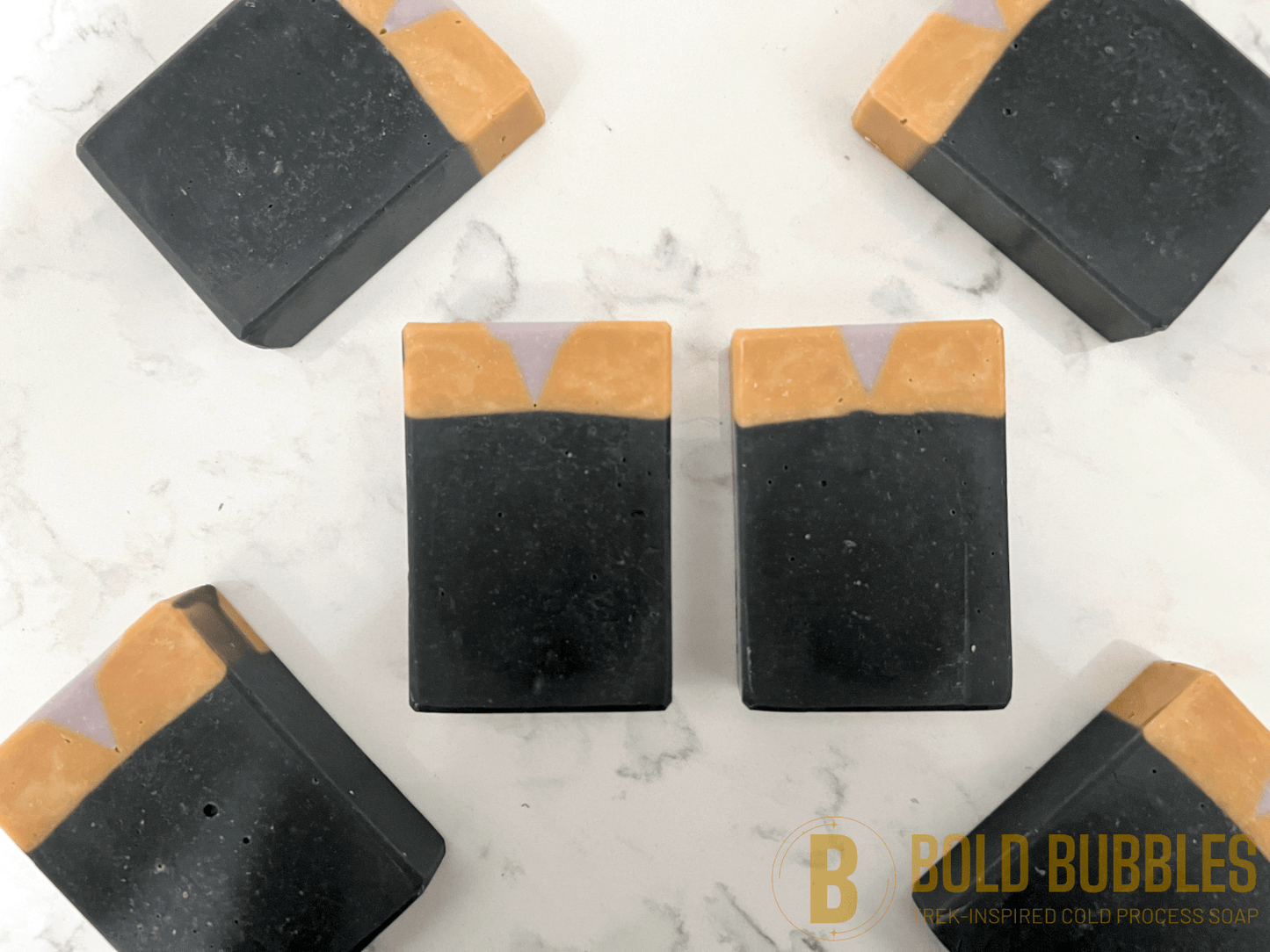 Bars of soap inspired by Miles O'Brien on Star Trek: Deep Space Nine.