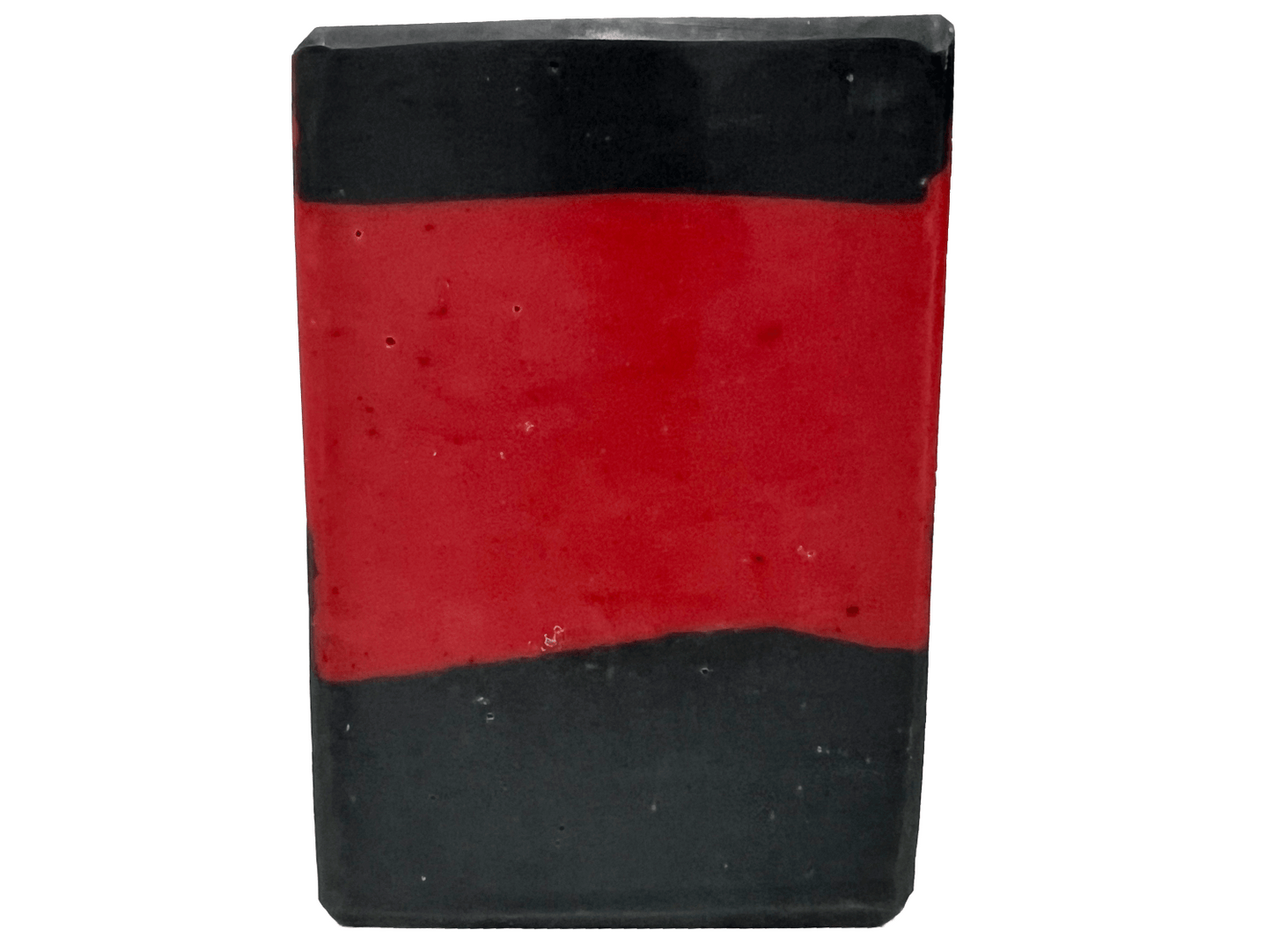A bar of red and black soap inspired by the iconic uniforms worn on Star Trek: The Next Generation. The scent is Earl Grey tea, Captain Picard's favorite beverage.