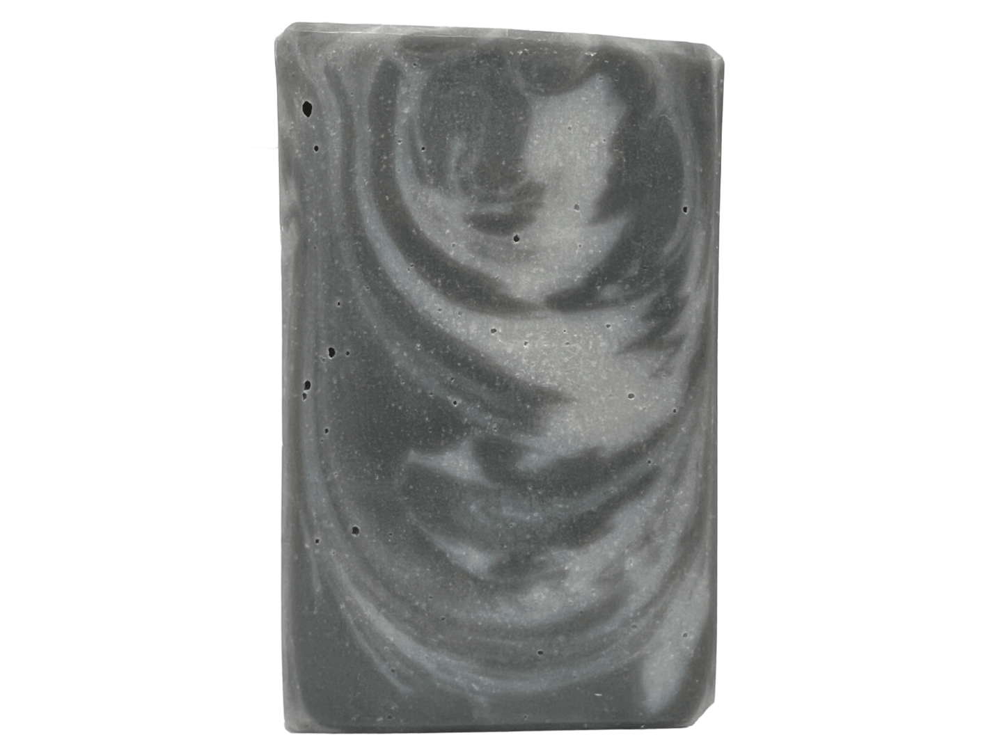 A swirled bar of unscented soap with two shades of grey. It is inspired by Garak from Star Trek: Deep Space Nine.