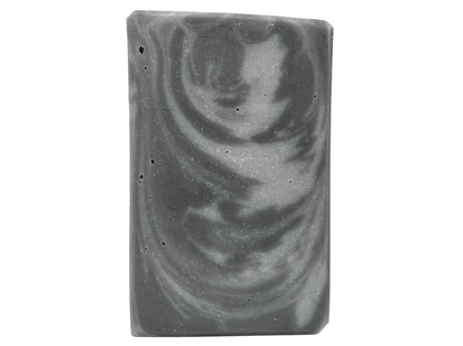 A swirled bar of unscented soap with two shades of grey. It is inspired by Garak from Star Trek: Deep Space Nine.