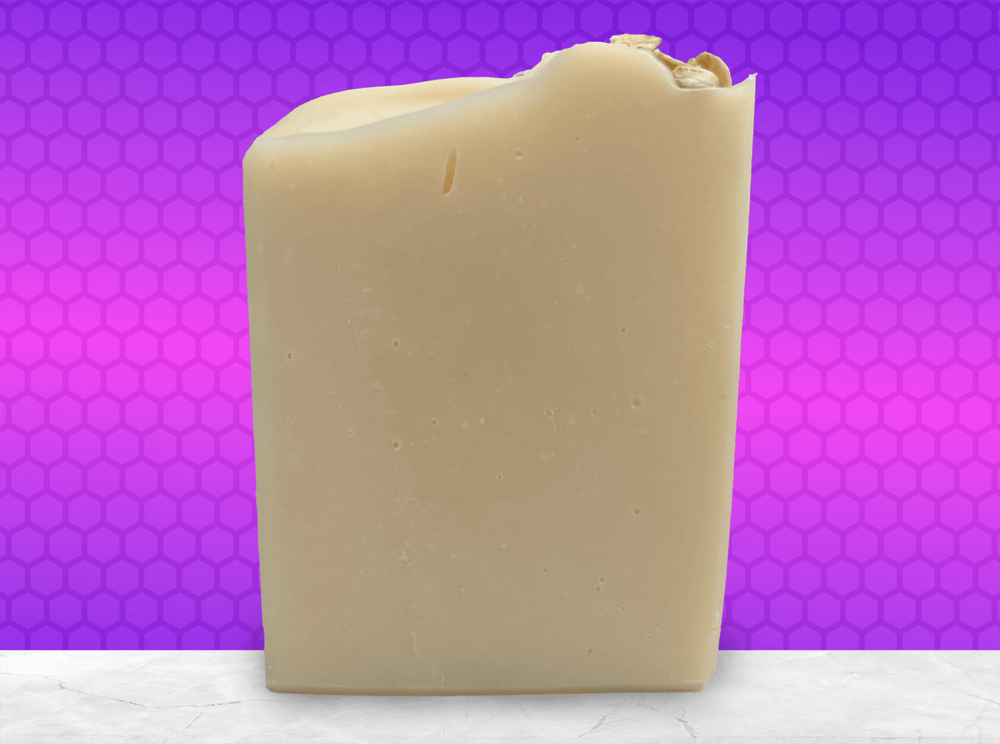 A bar of soap that contains no fragrance or colorants. The only additive is colloidal oats, making this soap a great choice for sensitive skin.