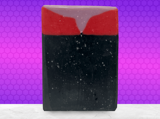 A bar of soap inspired by the uniforms of early Star Trek: Deep Space Nine. These bars are scented with birchwood, an earthy and woody scent worthy of a prophet, AKA Benajamin Sisko.