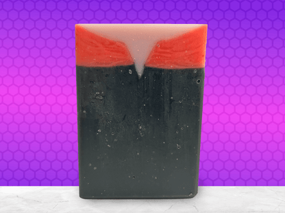 A bar of soap inspired by the uniforms of early Star Trek: Deep Space Nine. These bars are scented with birchwood oud, an earthy and woody scent worthy of a prophet, AKA Benajamin Sisko.